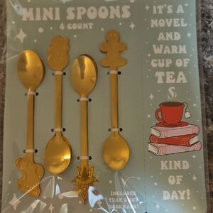 Mini Spoons Set - Gold